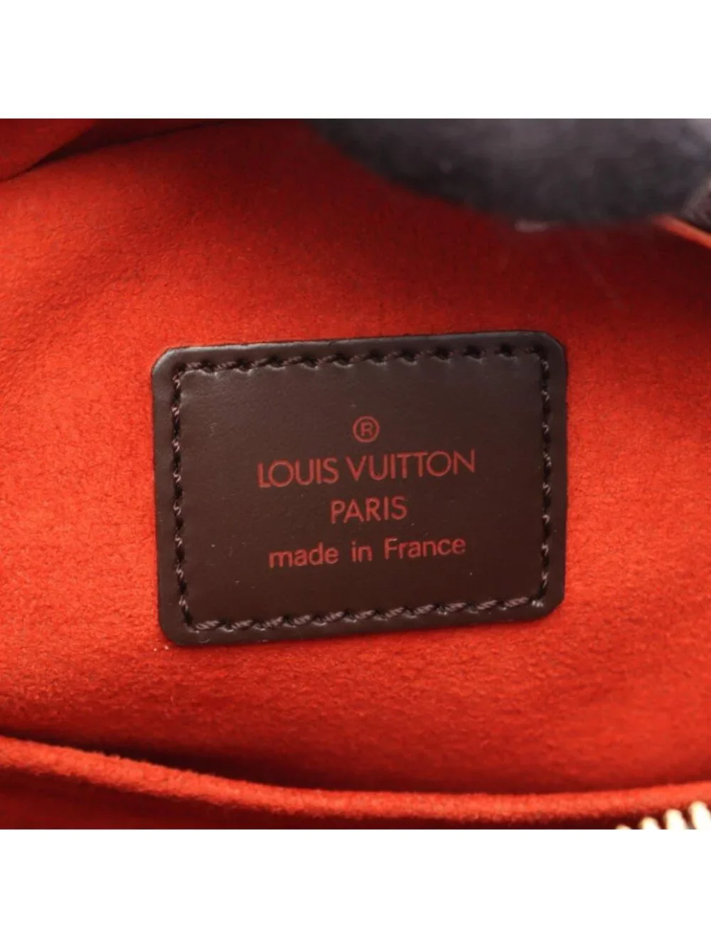 Louis Vuitton Thalia Oriental Damier Ebene Canvas Leather Handbag